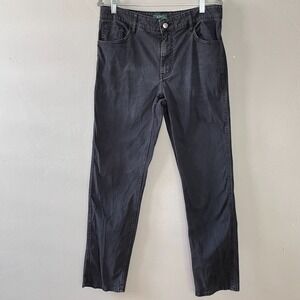 Woolrich Carpenter Jeans 32‎ Washed Black Straight Leg Workwear Outdoor Casual